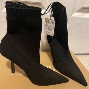 ZARA sock booties